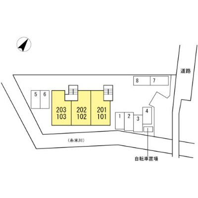【区画図】 | アルケミラ糸米
