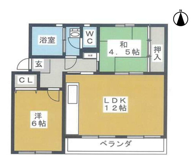 【間取り】 | 相武台団地１６１５棟 | 2LDKは、リビングダイニングキッチンと二つの居室がある間取りでございます。夫婦や小さなお子さんのいるご家庭に特におすすめで、リビングで家族団らんを楽しみつつ、個室でプライベートな時間も確保できます。