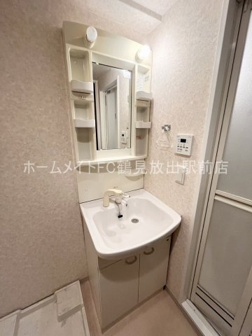 東大阪市高井田本通５丁目の賃貸マンションの独立洗面台