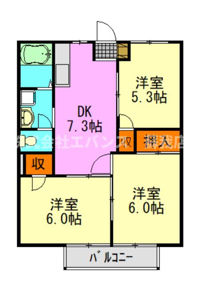 【間取り】 | アルマシエルⅡ