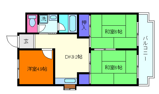 マンションライズの間取り