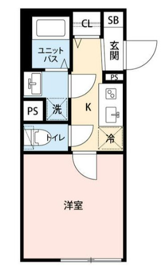 マイナビＳＴＡＹアーバンスイート町屋リバーシティの間取り