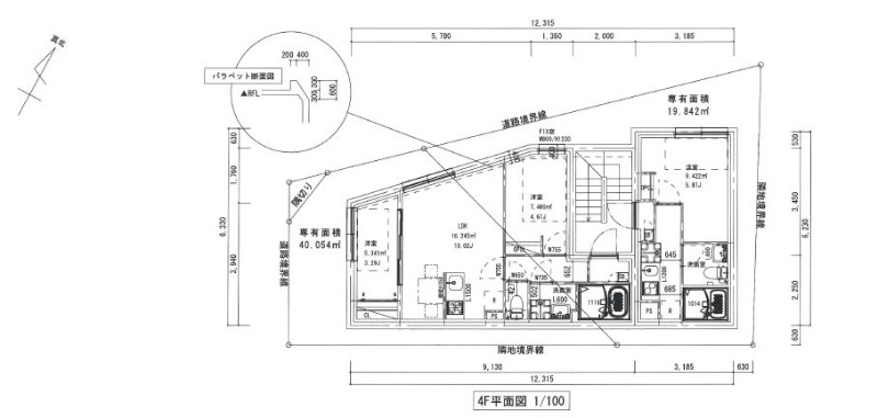 品川区豊町４丁目の賃貸マンションの間取り