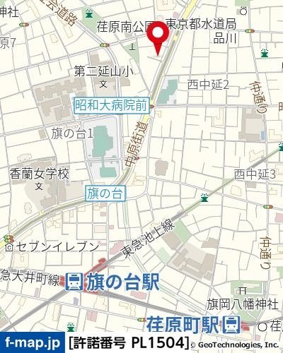 菱和パレス旗の台の地図