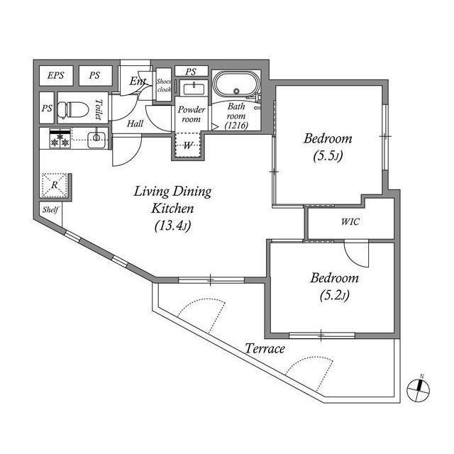 LUORE千鳥町の間取り