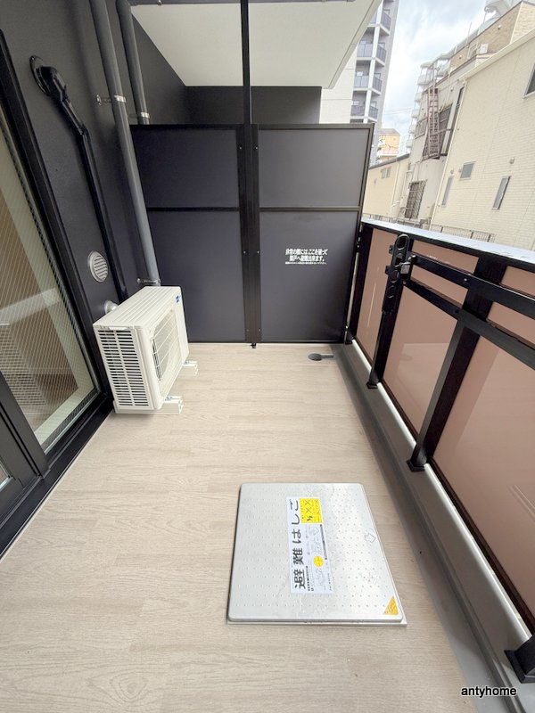 S-RESIDENCE谷町六丁目alo 仲介手数料無料のバルコニー