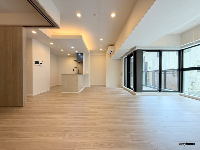 S-RESIDENCE谷町六丁目alo 仲介手数料無料の居間・リビング