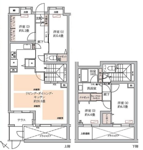 【間取り】 | ボヌール千石