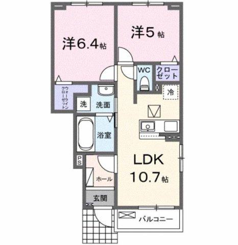【間取り】 | ハウスプリムローズ　Ⅷ