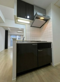 大阪市中央区松屋町住吉の賃貸マンションのキッチン
