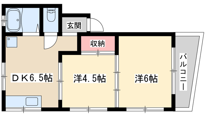 【間取り】 | 富士ハイツ