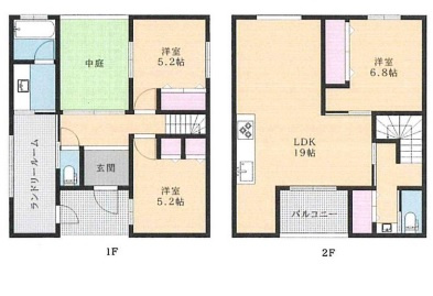 はつが野4丁目一戸建の間取り