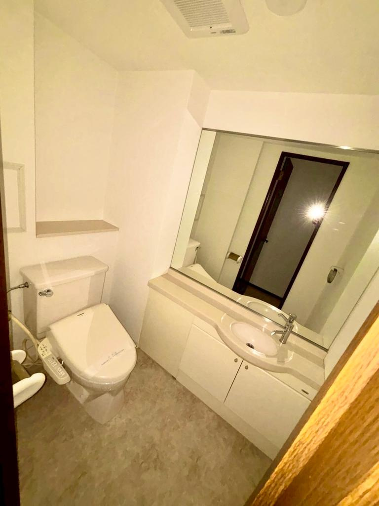 アーデンコート住吉川のトイレ|落ち着いた色調のトイレです