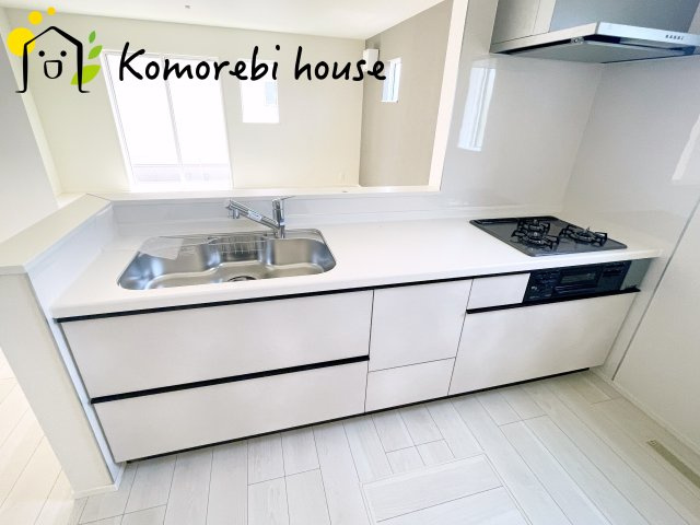 上尾市大谷本郷　01期　新築一戸建て　リナージュネクスジー　01のキッチン|使いやすいキッチンです