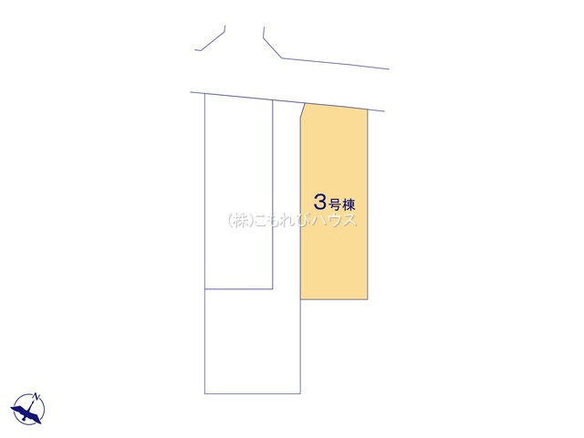 上尾市大谷本郷　01期　新築一戸建て　リナージュネクスジー　03の区画図|3号棟