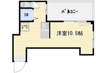 【間取り】 | 花園ビル | 間取りです。