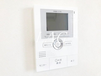 【セキュリティ】 | メゾンプチノア | モニター付きインターフォンです。