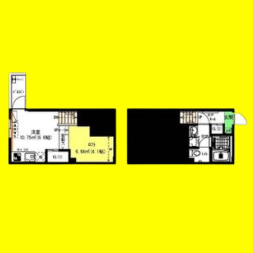 Lucia Hills名駅北(ルチアヒルズ名駅北)　名古屋市賃貸　仲介手数料無料の間取り