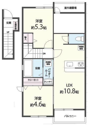 Benesta久留米の間取り|使い勝手の良いカウンターキッチン♪