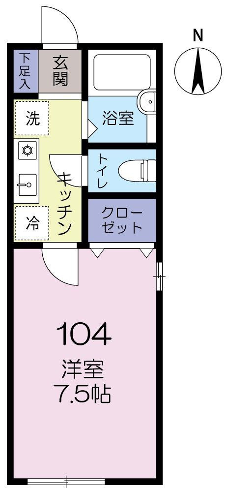 パル中村の間取り