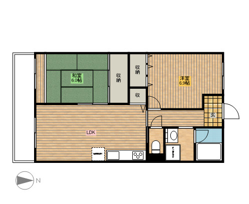 ケイズコートの間取り