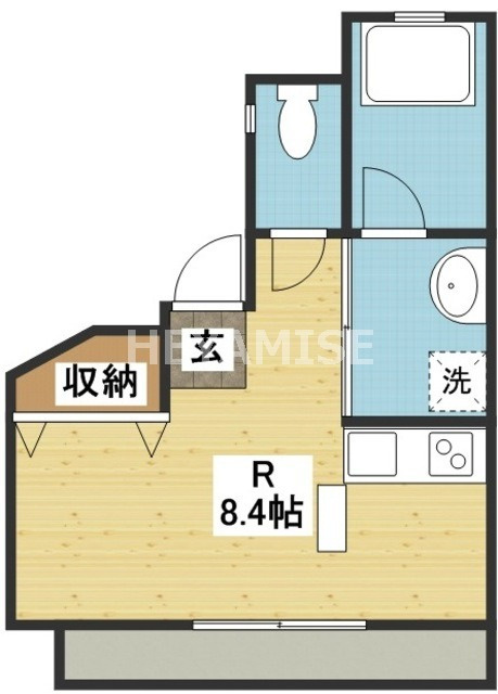 ペッシェハウスの間取り