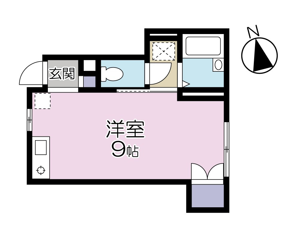 クレセントコート の間取り