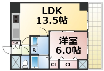 【間取り】 | グランデージ新深江　仲介手数料無料