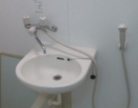 あじさい荘の洗面所