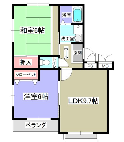 プリマヴェーラFの間取り