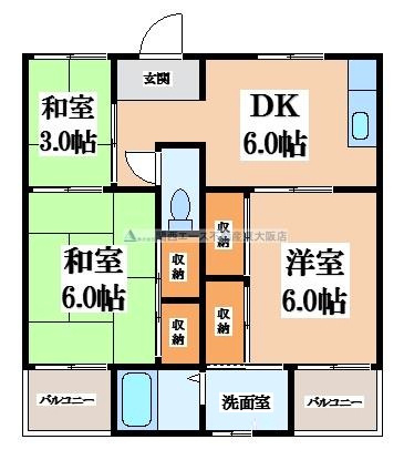 【間取り】 | ビレッジハウス見瀬