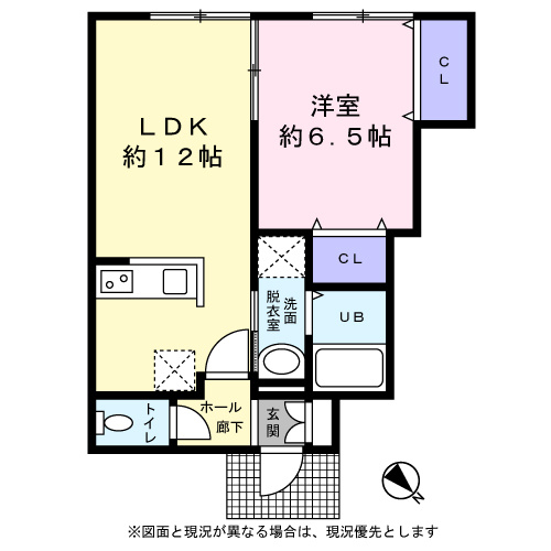 プランドールＳ棟の間取り