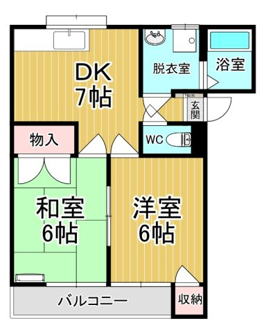【間取り】 | アレストカネコ1棟 | カップルさんにオススメのお部屋です♪