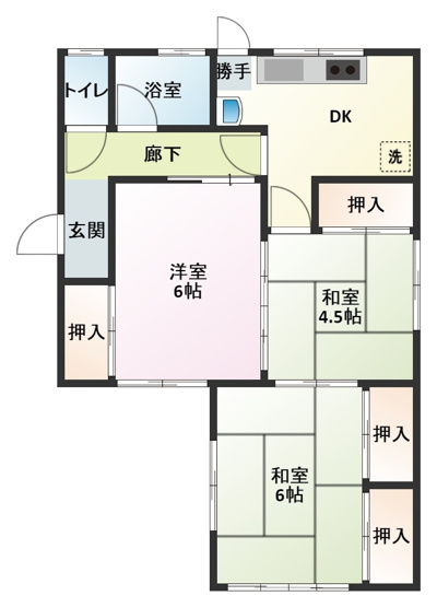 【間取り】 | 小舞木町坂庭様一戸建て