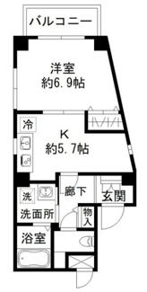 【間取り】 | シャルム住吉 | 間取りです。