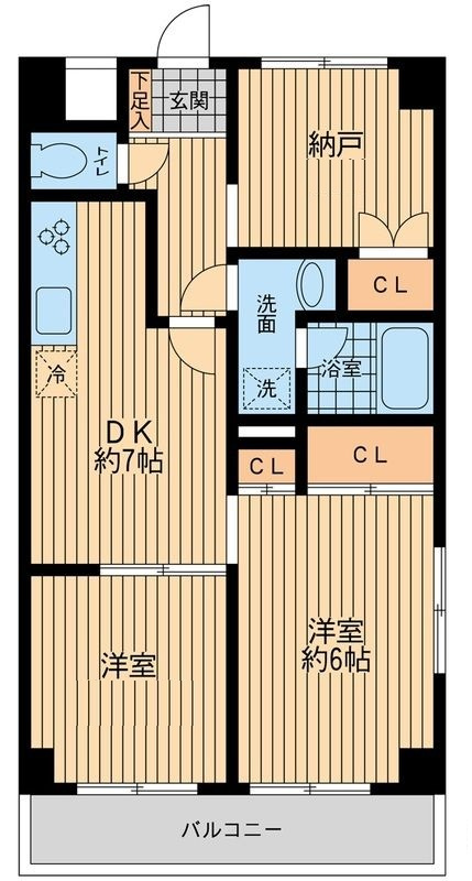 アビタシオンクレールの間取り|間取りです。