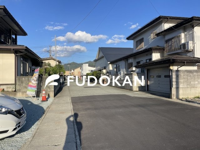 天童市柏木町【新築建売】リリーフD棟の前面道路含む現地写真|前面道路