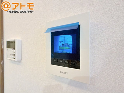 【セキュリティ】 | 沼津市大岡3期　新築一戸建て　全1棟 | TVモニター付きインターホンは防犯性に優れています！