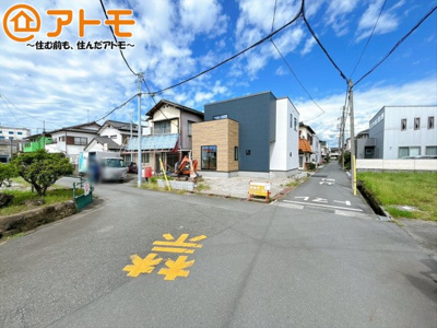 【前面道路含む現地写真】 | 沼津市大岡3期　新築一戸建て　全1棟