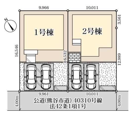 【区画図】 | 熊谷市拾六間第7   LiveleGarden.s　新築戸建　全2棟　2号棟 | 2号棟