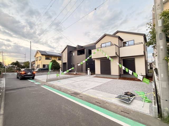 【前面道路含む現地写真】 | 熊谷市拾六間第7   LiveleGarden.s　新築戸建　全2棟　2号棟