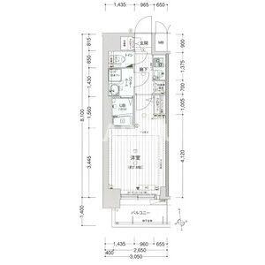 サムティ大阪GRAND EASTの間取り