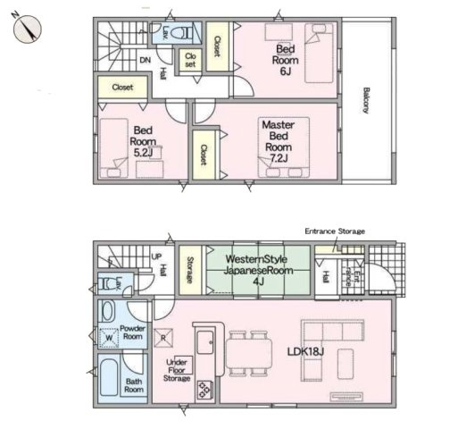 【間取り】 | 豊田市駒場町北1-4『仲介料無料』新築戸建て | 1号棟