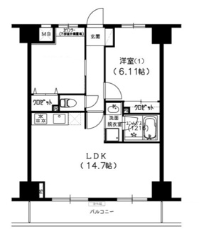 【間取り】 | Ｓ−ＦＯＲＴ船橋塚田 | 間取りです。