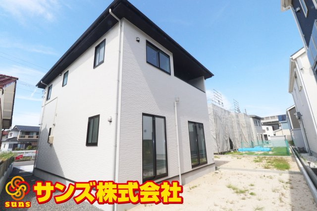 郡山市富久山町福原字町田　　　  １号棟　　　明健小学校、明健中学区　の外観|南西側から見た外観