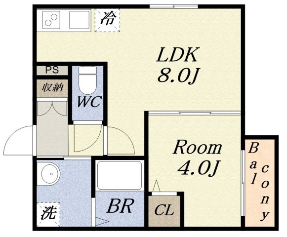 【間取り】 | H-maison大正Ⅱ