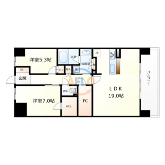 【間取り】 | (SOHO)大阪ベイレジデンス