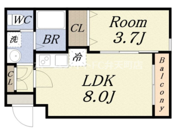 【間取り】 | H-maison大正V