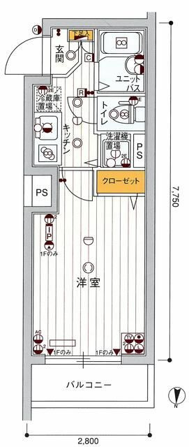 ジェノヴィア中野・都立家政の間取り
