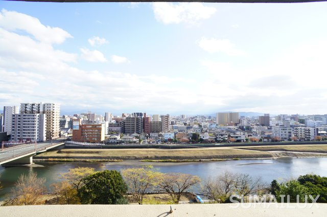 熊本市中央区紺屋今町の賃貸マンションの展望